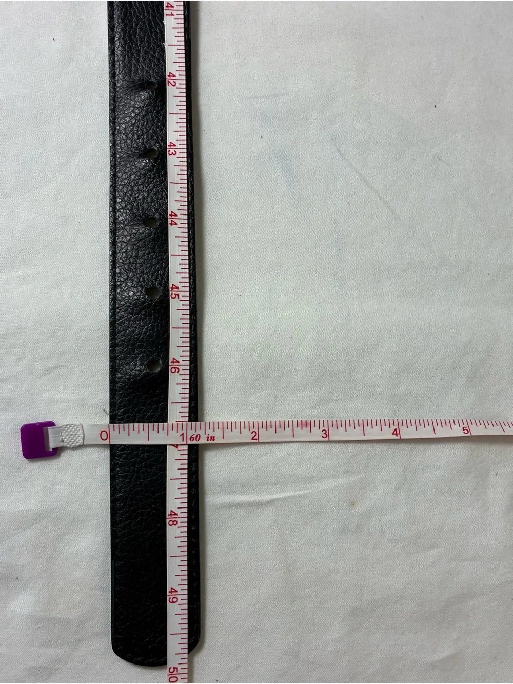 H&M Womens belt XL pebbled faux leather black